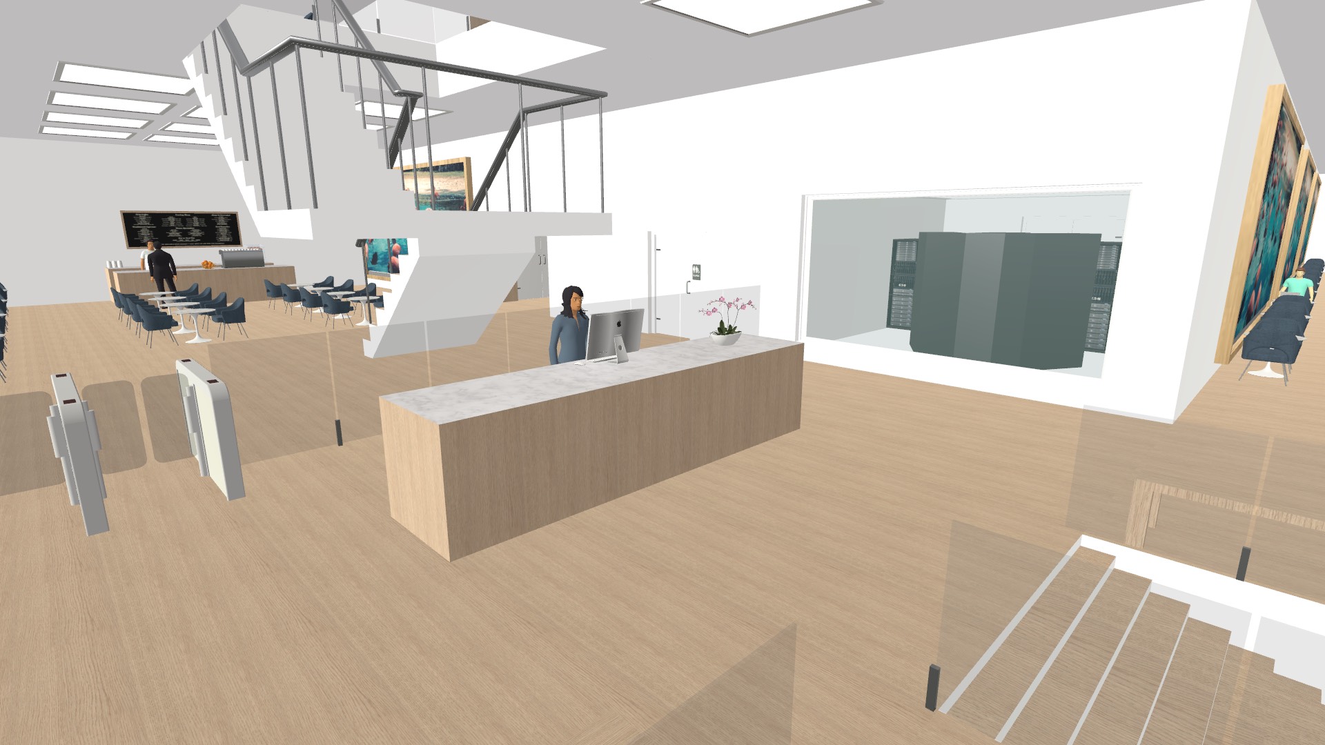 Florida Quantum Center Lobby Render